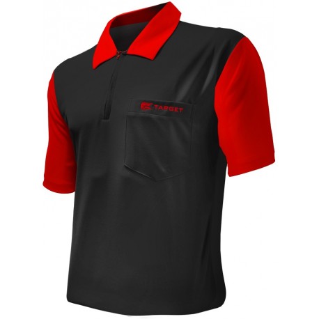 shirt hybrid 2 noir rouge target XXL