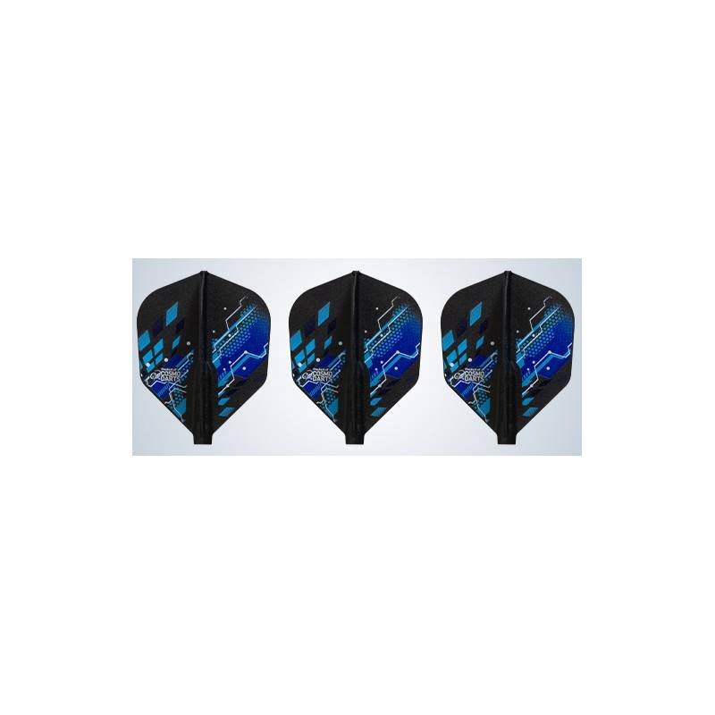 Ailettes Fit Flight SHAPE - Lot De 3 - Longueur 42.6 Mm - Compatibles Shafts Fit Flight - Plusieurs Coloris