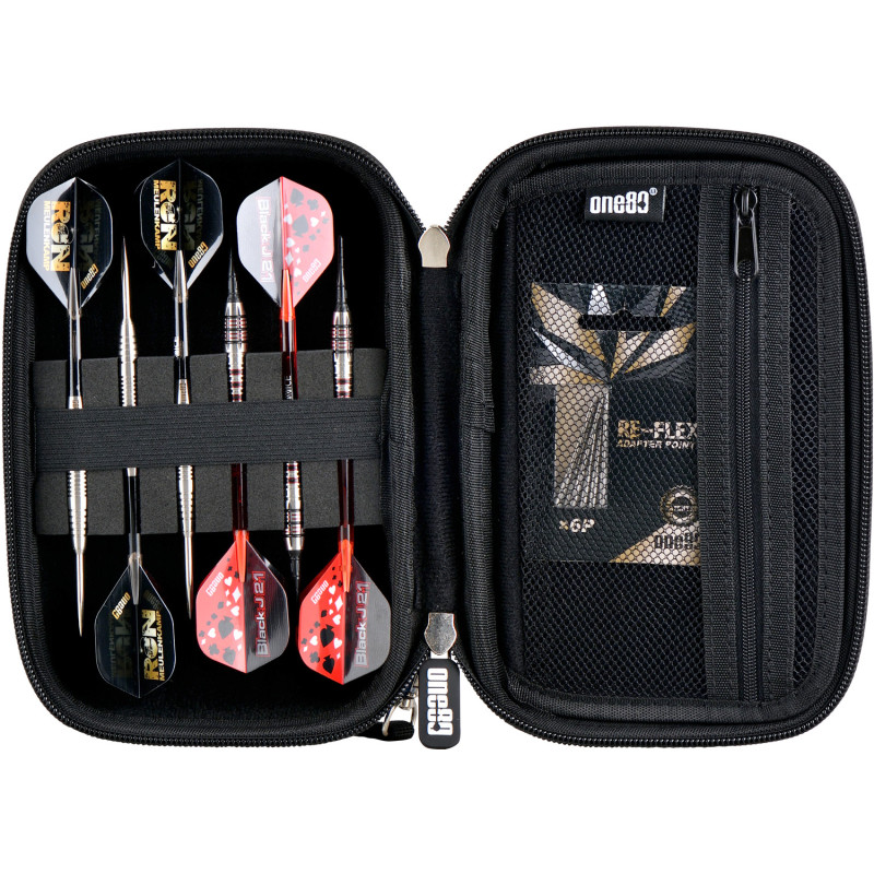 le shard standard wallet bleu permet de ranger ses 6 flechettes