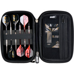 le shard standard wallet orange permet de ranger ses 6 flechettes