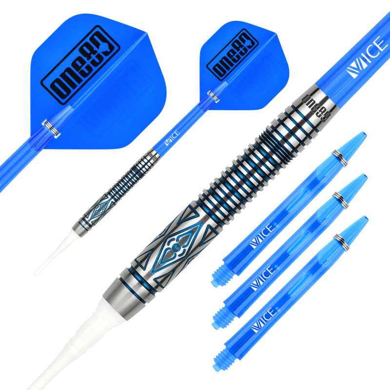 le jeu de flechette pointe nylon the reliable rj escaros elek one80 est en 20g