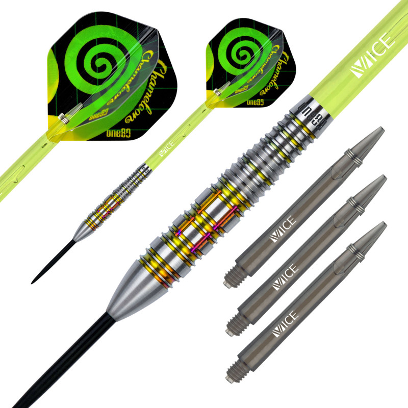 le jeu de flechette chameleon emerald one80 en 24g one80 en 24g