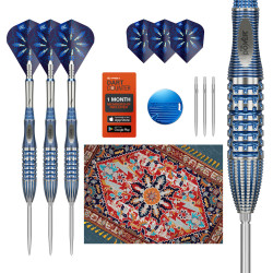 jeu de flechettes pointe acier Phil Taylor Power Gx2 SP en 22g avec le système swiss point