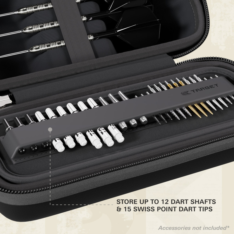 etui boa case  gris de chez target pour ranger ses flechettes