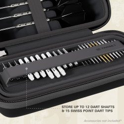etui boa case bleu de chez target pour ranger ses flechettes