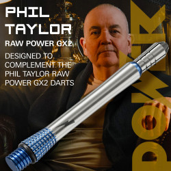la tige Phil Taylor power Gx2 target est un jeu de tige de grande qualite pour vos flechettes