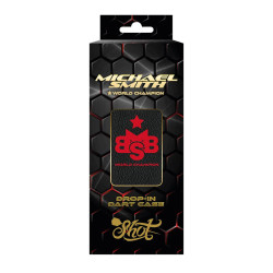 etui Inked dart wallet noir Michael Smith de chez shot! pour ranger ses flechettes