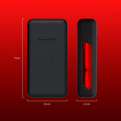 l'etui vault darts rouge de harrows permet de ranger 1 jeu de flechettes