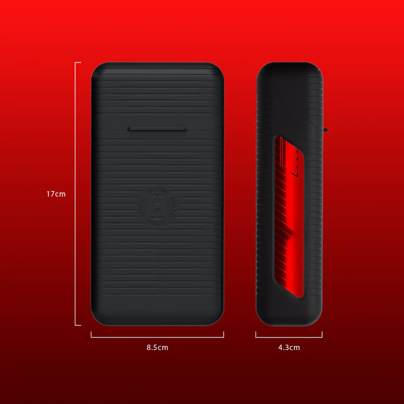 l'etui vault darts rouge de harrows permet de ranger 1 jeu de flechettes