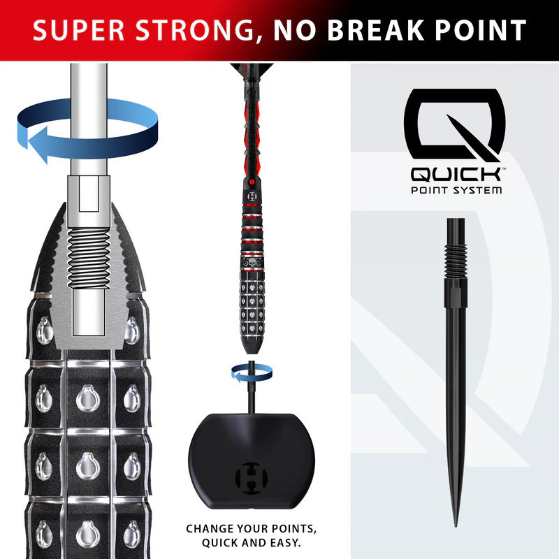 flechette  ryan searle series 3 QP harrows en 26g de chez harrows