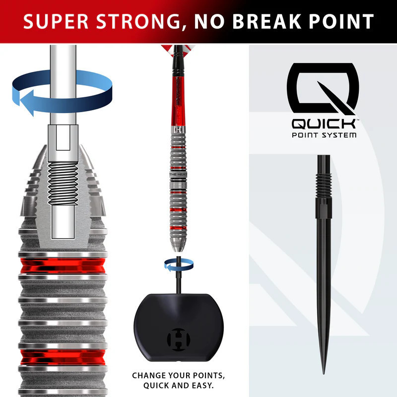 flechette Damon Heta series 4 QP harrows en 21g de chez harrows
