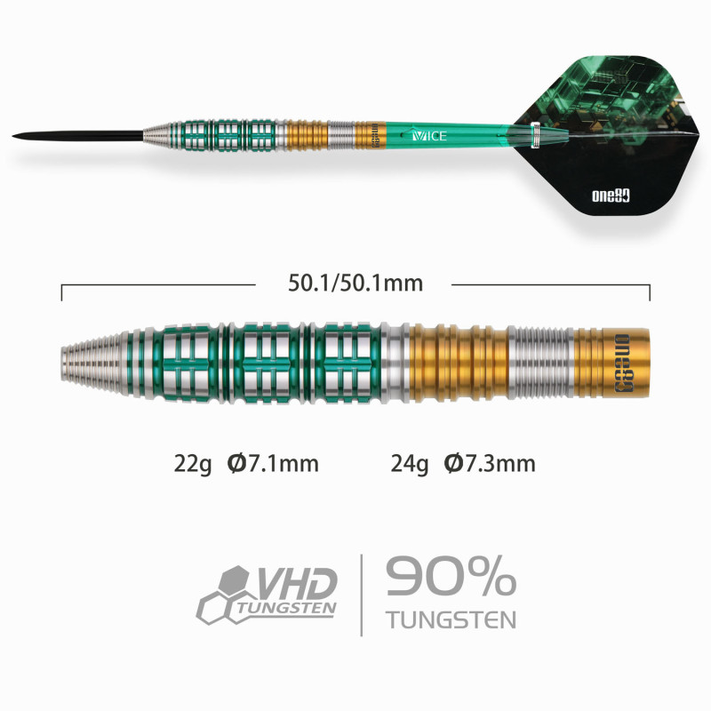 le jeu de flechette Rene eidams signature V4 one80 en 22g