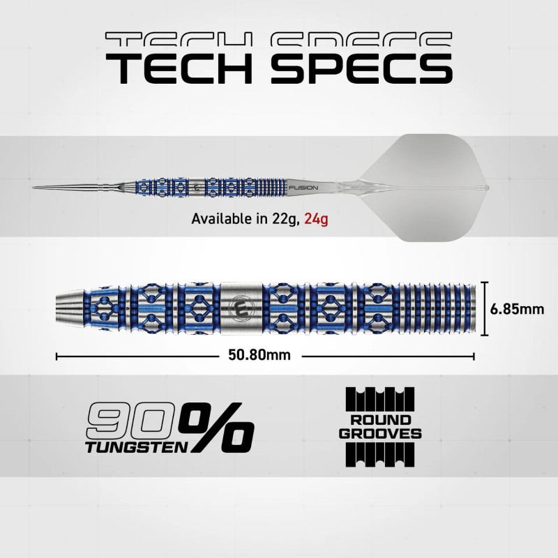 les flechettes  lunaris tapered switch point winmau sont en 24g