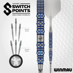 les flechettes  lunaris tapered switch point winmau sont en 24g