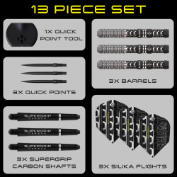 flechette chizzy series 4 QP harrows en 24g de chez harrows