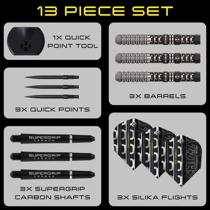 flechette chizzy series 4 QP harrows en 24g de chez harrows