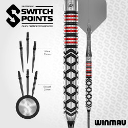 les flechettes  fornax parallel switch point winmau sont en 22g