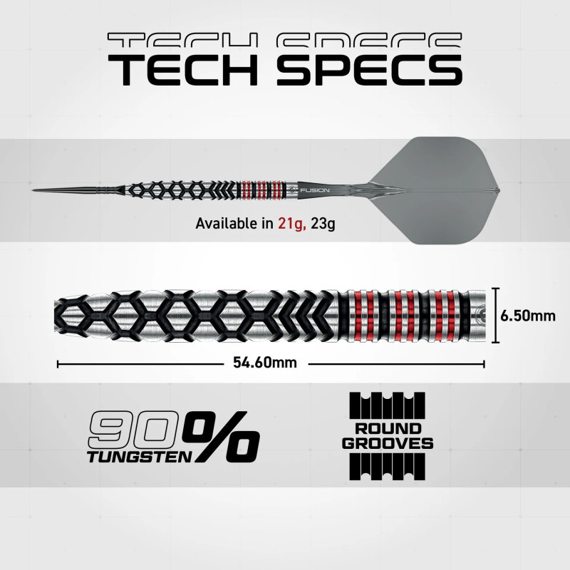 les flechettes  fornax tapered switch point winmau sont en 21g