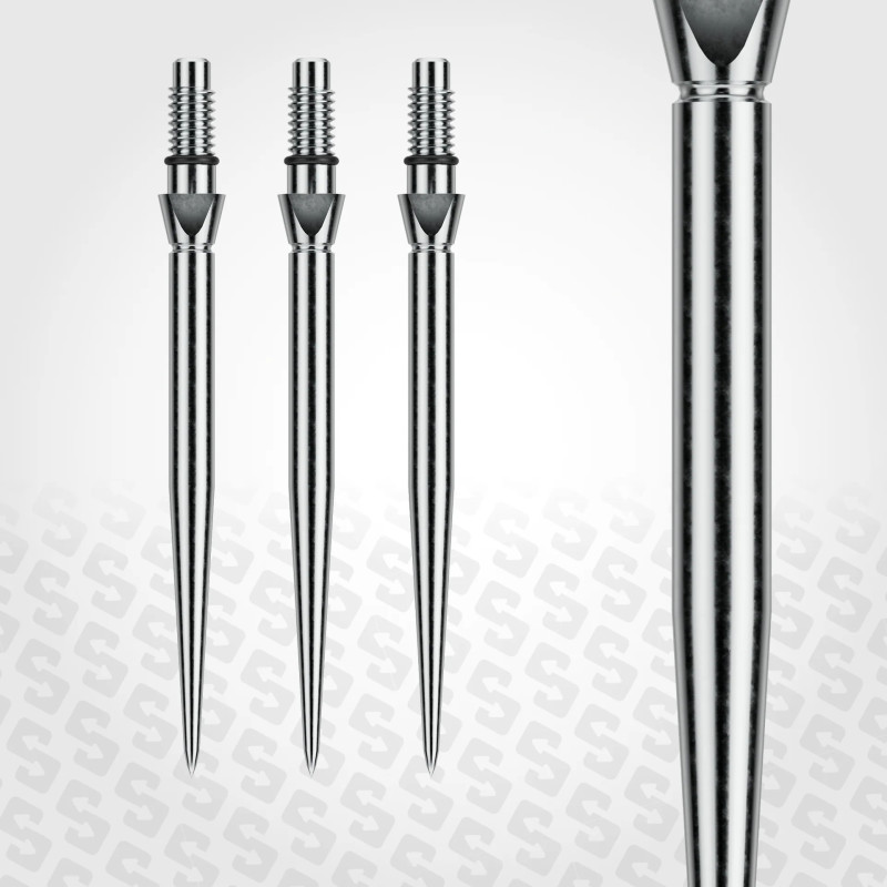 les pointes switch point noir winmau sont des pointes de flechettes démontables