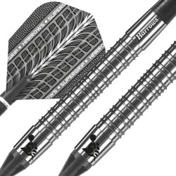 le jeu de flechettes supergrip harrows elek en 18g est vendu seul