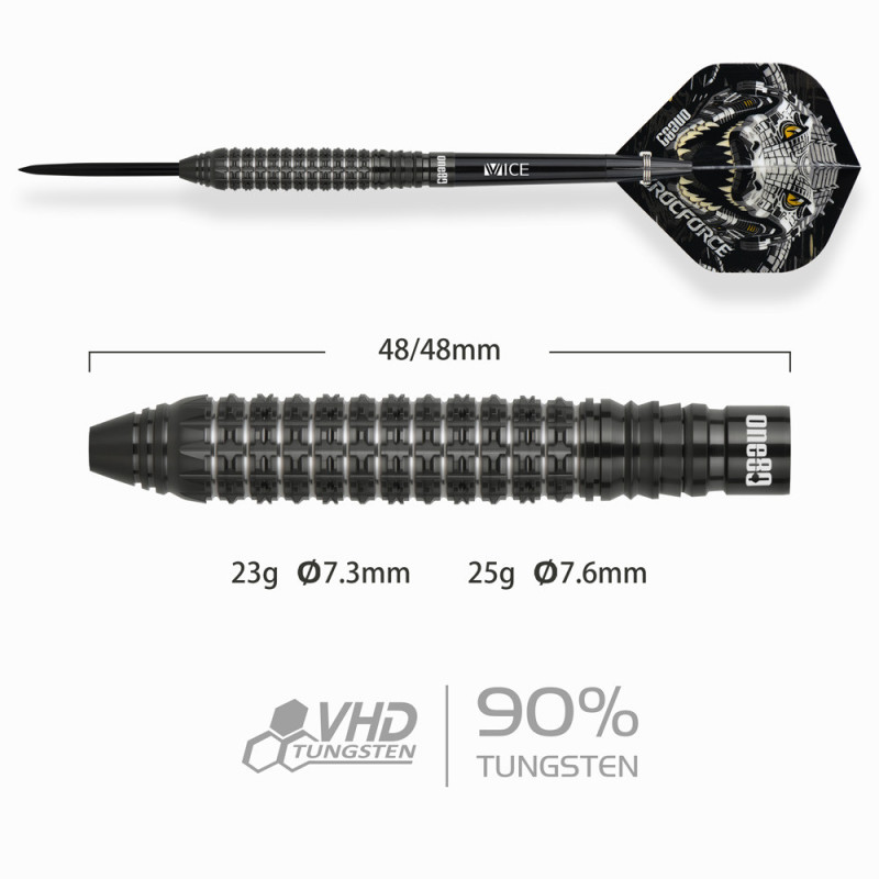 le jeu de flechette crocforce CF2 one80 en 25g est vendu seul