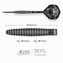 le jeu de flechette crocforce CF4 one80 en 23g est vendu seul