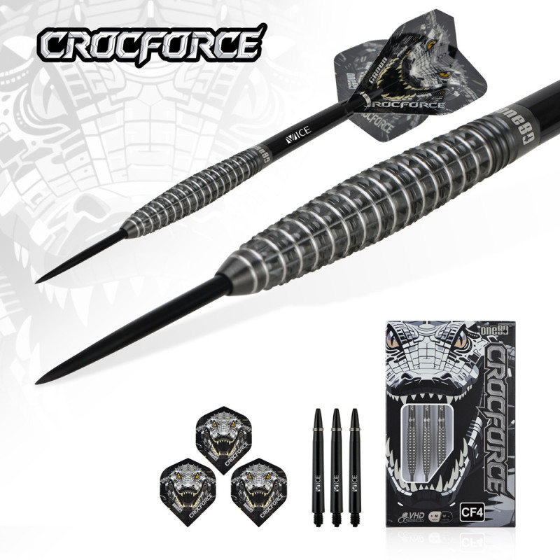 le jeu de flechette crocforce CF4 one80 en 23g est vendu seul