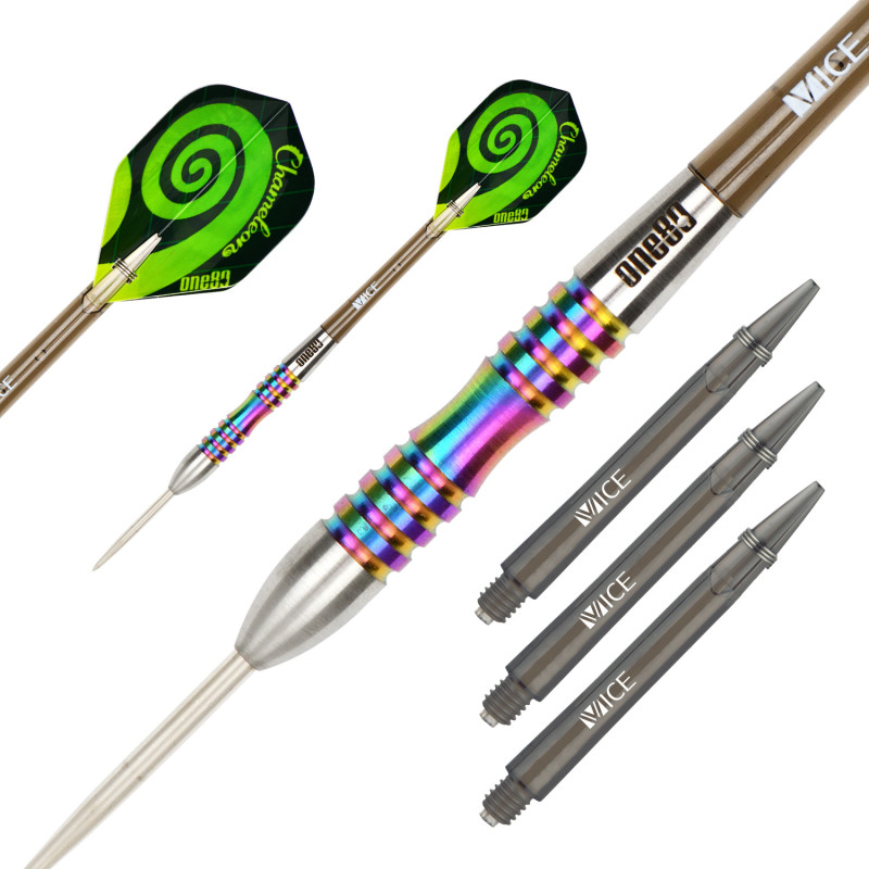 le jeu de flechette chameleon coral one80 en 22g
