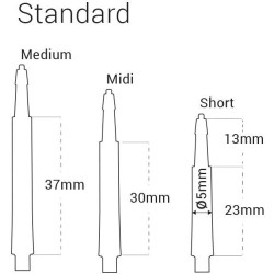 tige standard clic blanc
