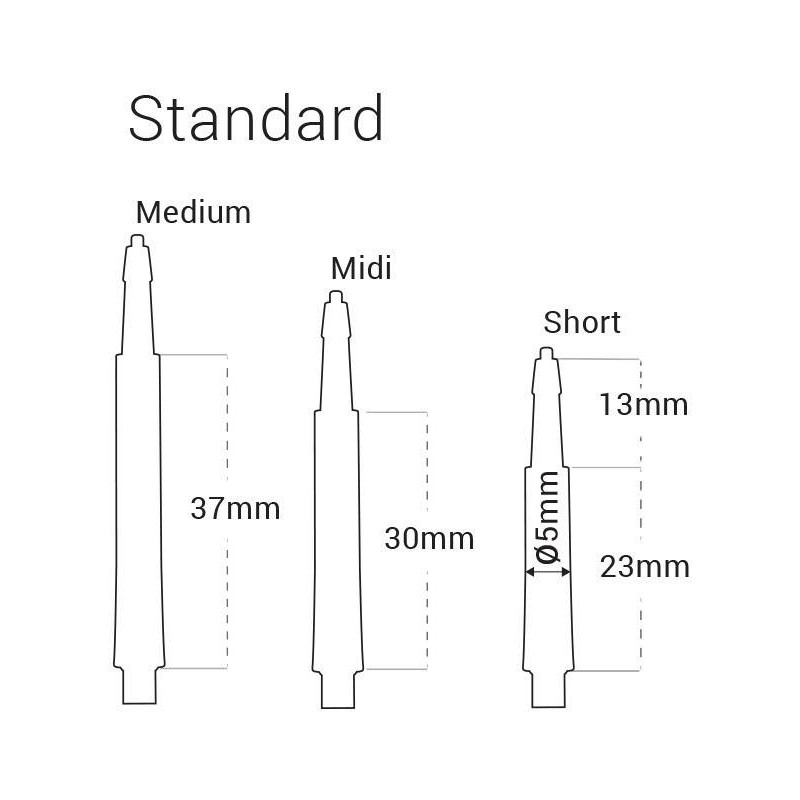 tige standard clic blanc