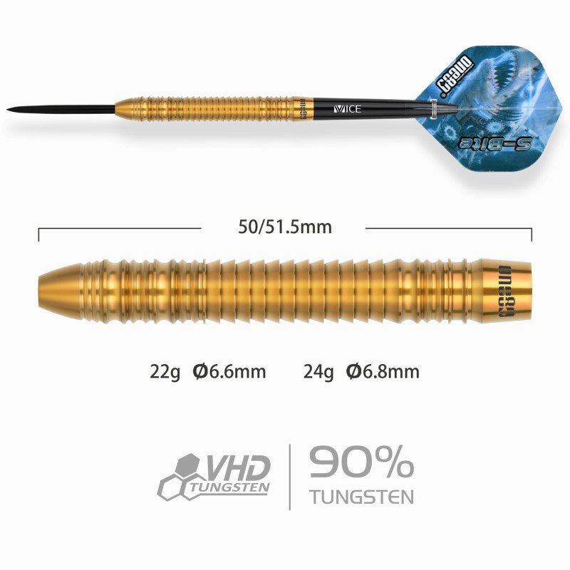 le jeu de flechette S-Bite S-B3 one80 est en 24g