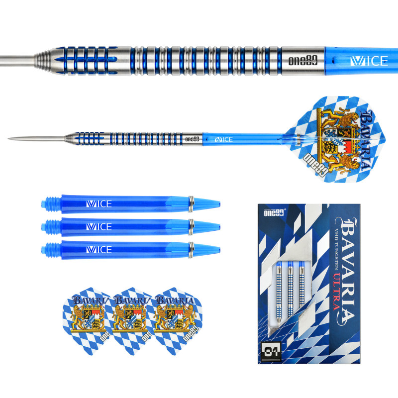 le jeu de flechette Bavaria ultra 01 one80 en 21g est vendu seul