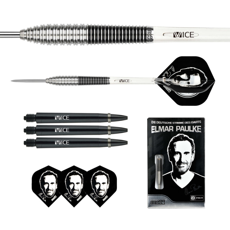 le jeu de flechette Elmar Paulke V1 one80 en 23g est vendu seul