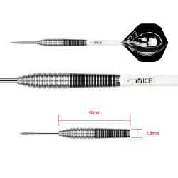 le jeu de flechette Elmar Paulke V1 one80 en 23g est vendu seul