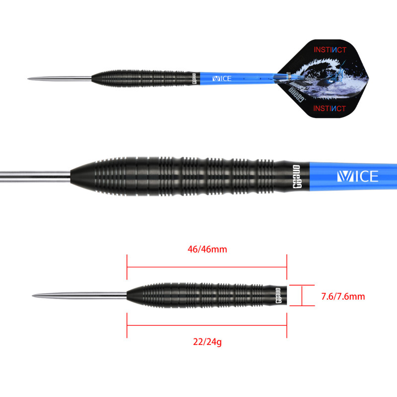 le jeu de flechette Night Hunter Silence one80 en 22g est vendu seul