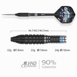 le jeu de flechette Griptron GT3 one80 en 22g est vendu seul