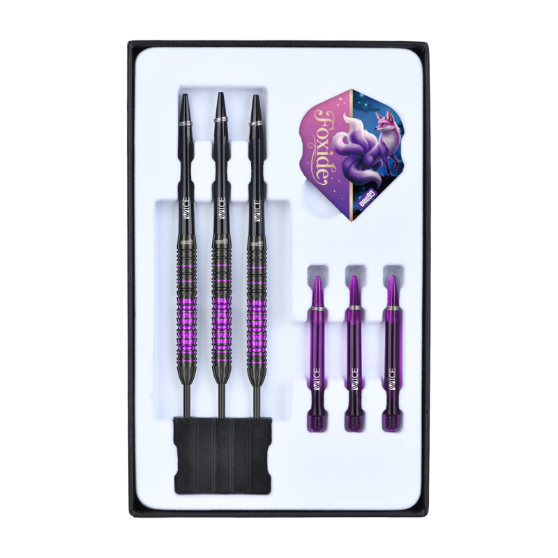 le jeu de flechette Foxide F1 one80 en 22g est vendu seul