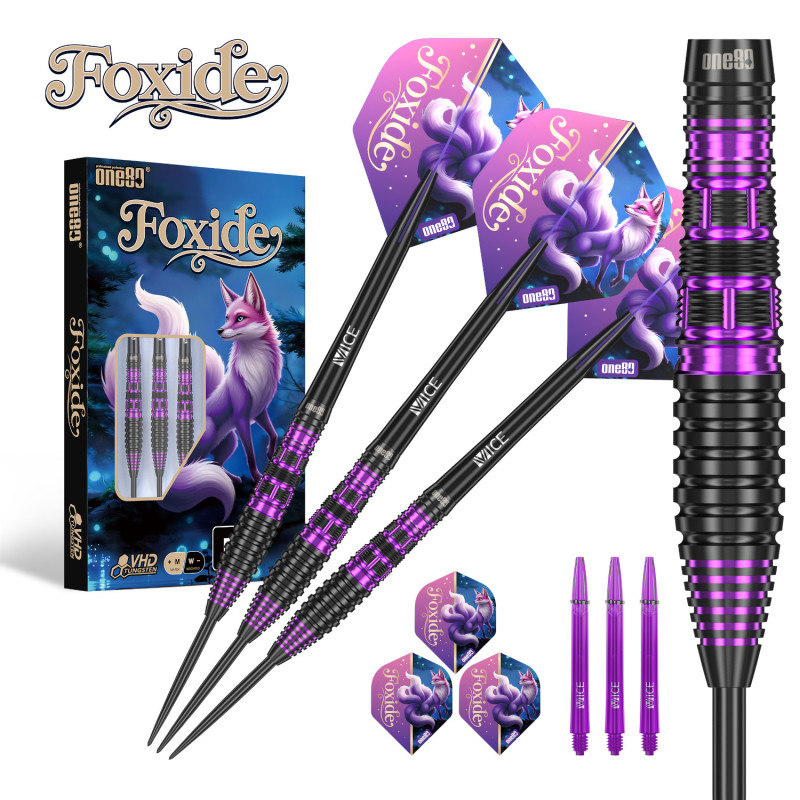 le jeu de flechette Foxide F2 one80 en 24g est vendu seul