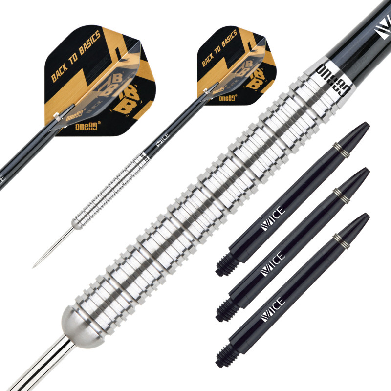 le jeu de flechette Back To Basics EBS one80 en 22g est vendu seul