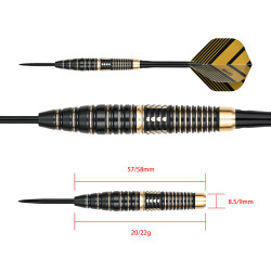 le jeu de flechette Mobilizer IV one80 en 22g est vendu seul