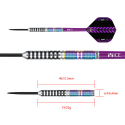 le jeu de flechette Michael Valentin one80 en 22g est vendu seul