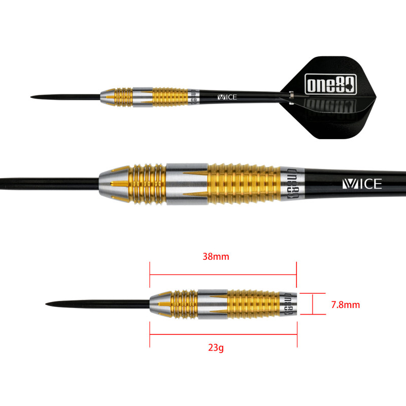 le jeu de flechette Peter Machin II one80 en 22g est vendu seul