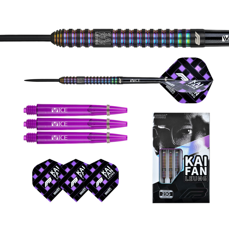 le jeu de flechette Kai Fan Leung one80 en 24g est vendu seul