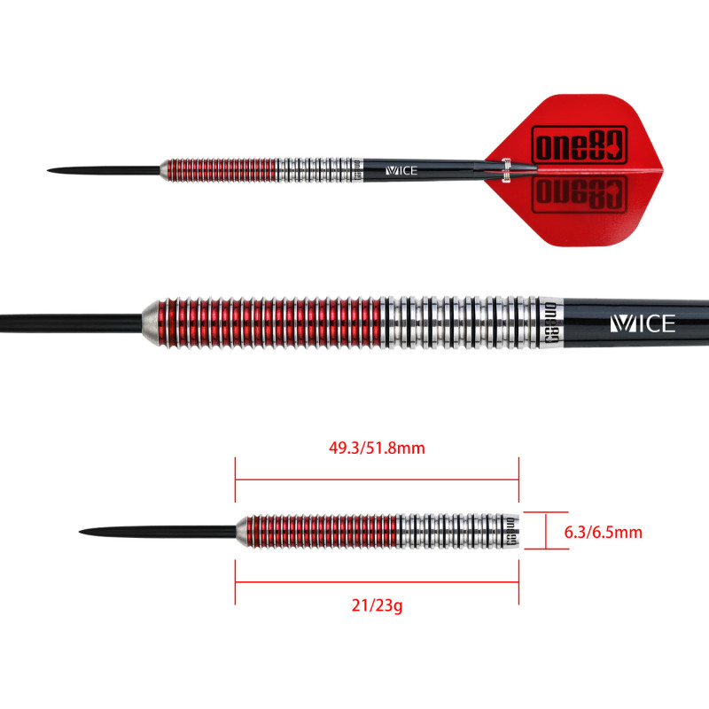 le jeu de flechette Jaime Nuñez Cortes one80 en 23g est vendu seul