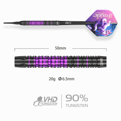 le jeu de flechette pointe nylon Foxide F1 elek one80 en 20g
