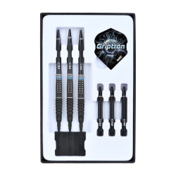 le jeu de flechette pointe nylon Griptron GT1 elek one80 en 18g