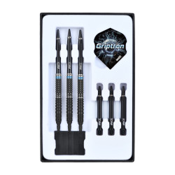 le jeu de flechette pointe nylon Griptron GT4 elek one80 en 18g