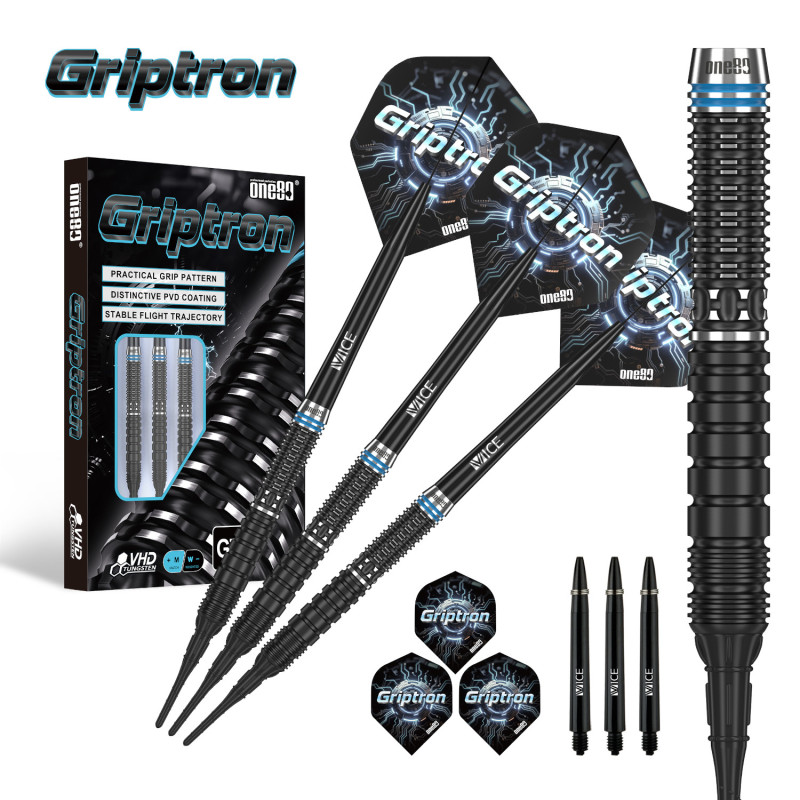 le jeu de flechette pointe nylon Griptron GT4 elek one80 en 18g