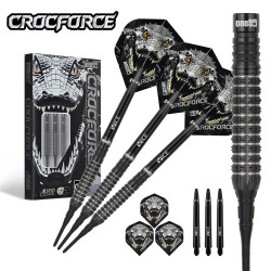 le jeu de flechette pointe nylon Crocforce CF2 elek one80 en 18g