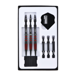 le jeu de flechette pointe nylon Terry Tan Terrynator elek one80 en 20g